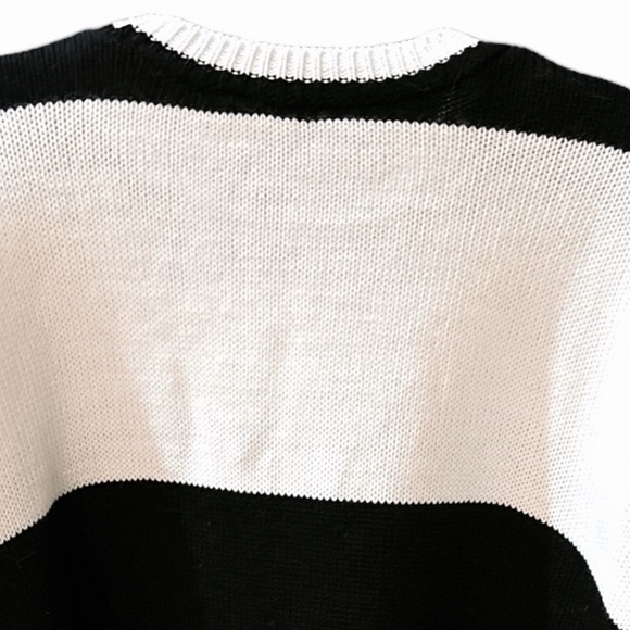 Boohoo Man Oversized Boxy Color Block Sweater - Picture 11 of 15